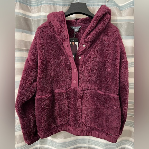 Eddie Bauer Tops - Eddie Bauer Shearling Pullover